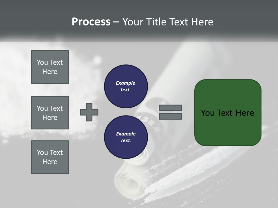 A Black And White Photo Of A Tube Of Toothpaste PowerPoint Template