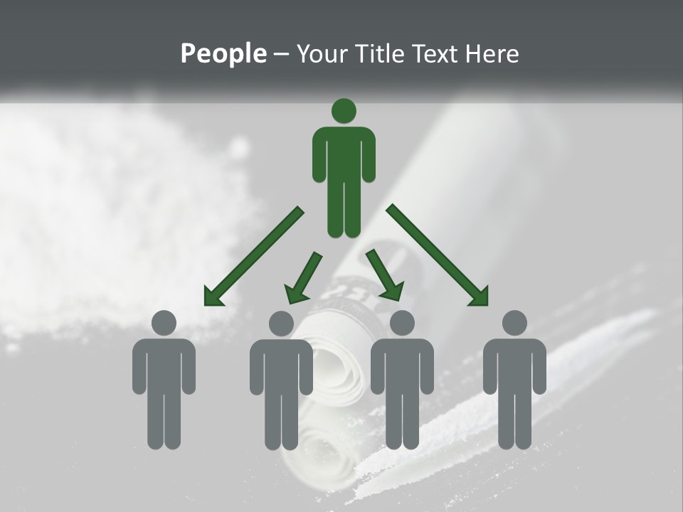 A Black And White Photo Of A Tube Of Toothpaste PowerPoint Template