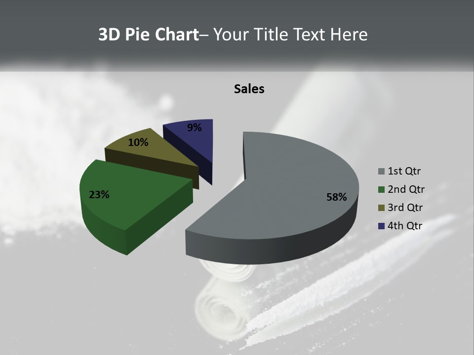 A Black And White Photo Of A Tube Of Toothpaste PowerPoint Template