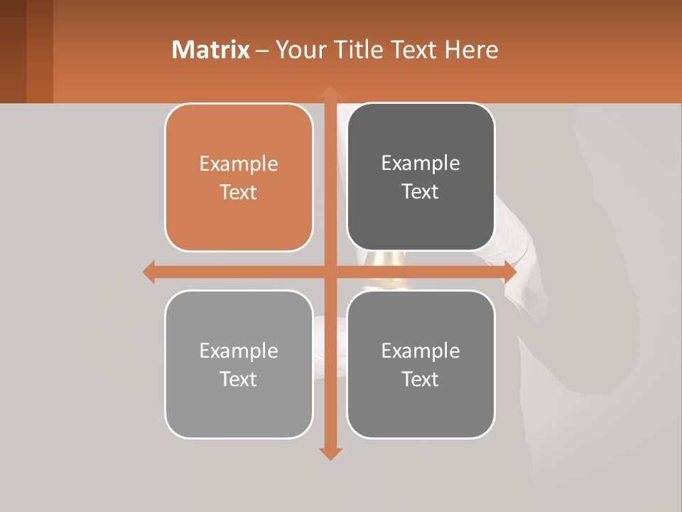 A Man In A Tuxedo Holding A Bell PowerPoint Template