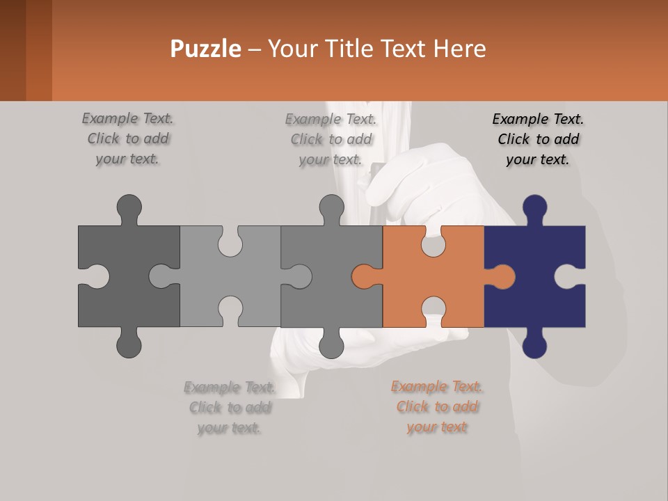 A Man In A Tuxedo Holding A Bell PowerPoint Template