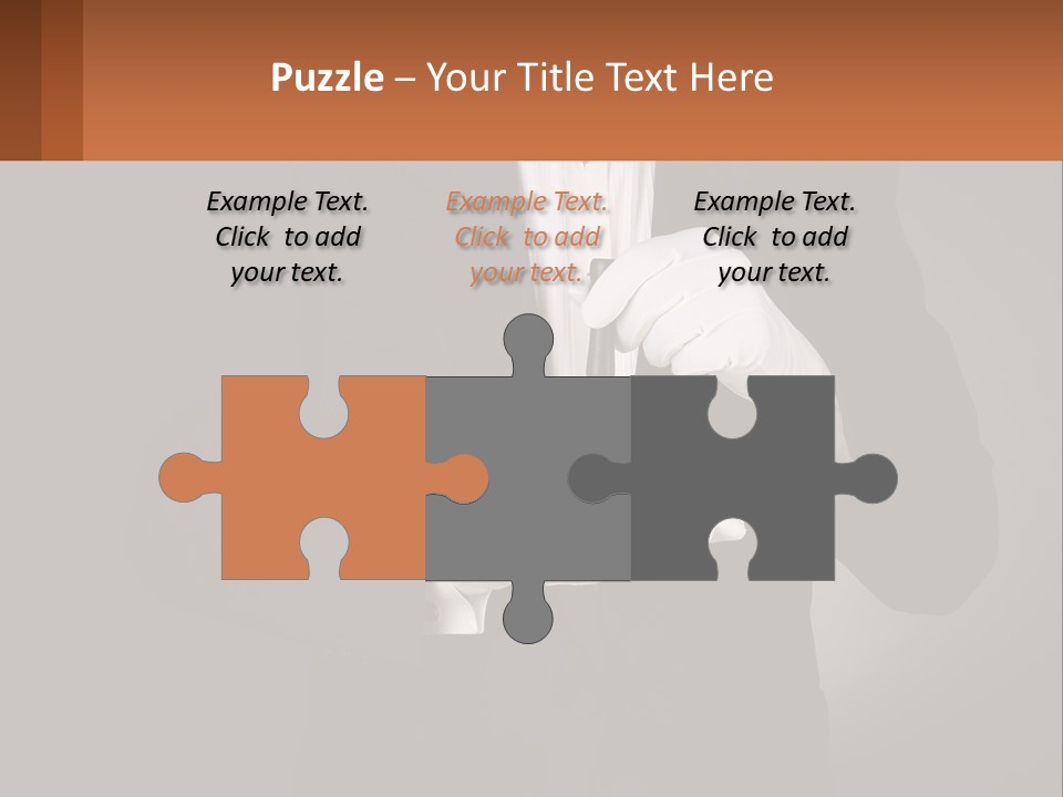 A Man In A Tuxedo Holding A Bell PowerPoint Template