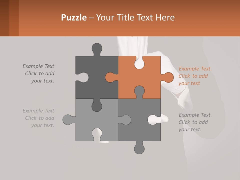 A Man In A Tuxedo Holding A Bell PowerPoint Template