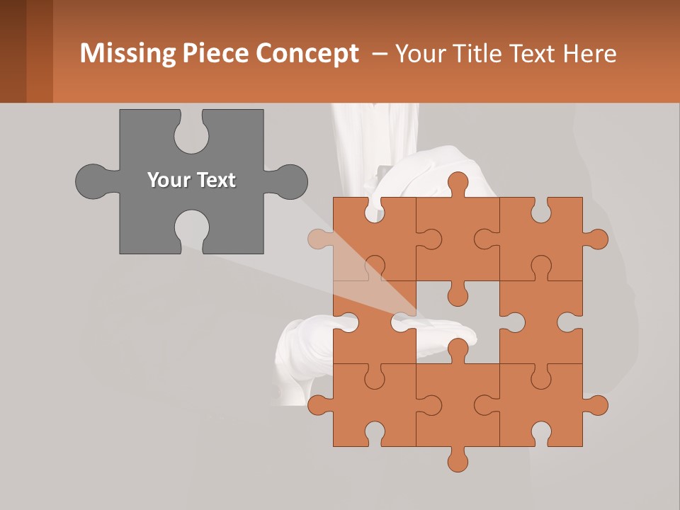 A Man In A Tuxedo Holding A Bell PowerPoint Template