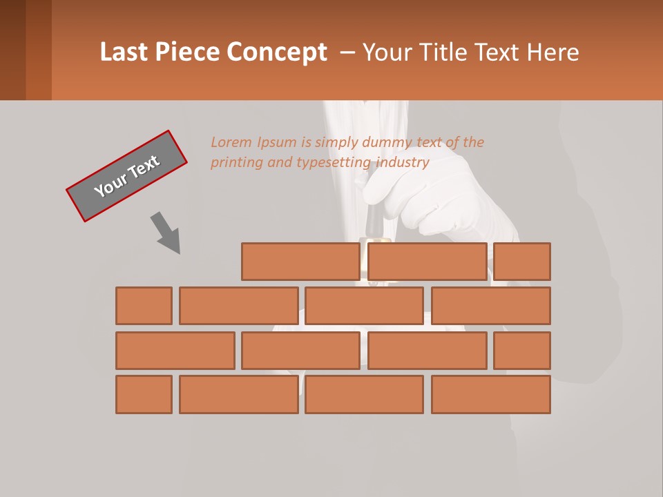 A Man In A Tuxedo Holding A Bell PowerPoint Template