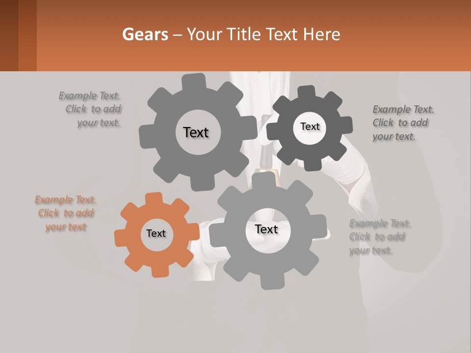 A Man In A Tuxedo Holding A Bell PowerPoint Template