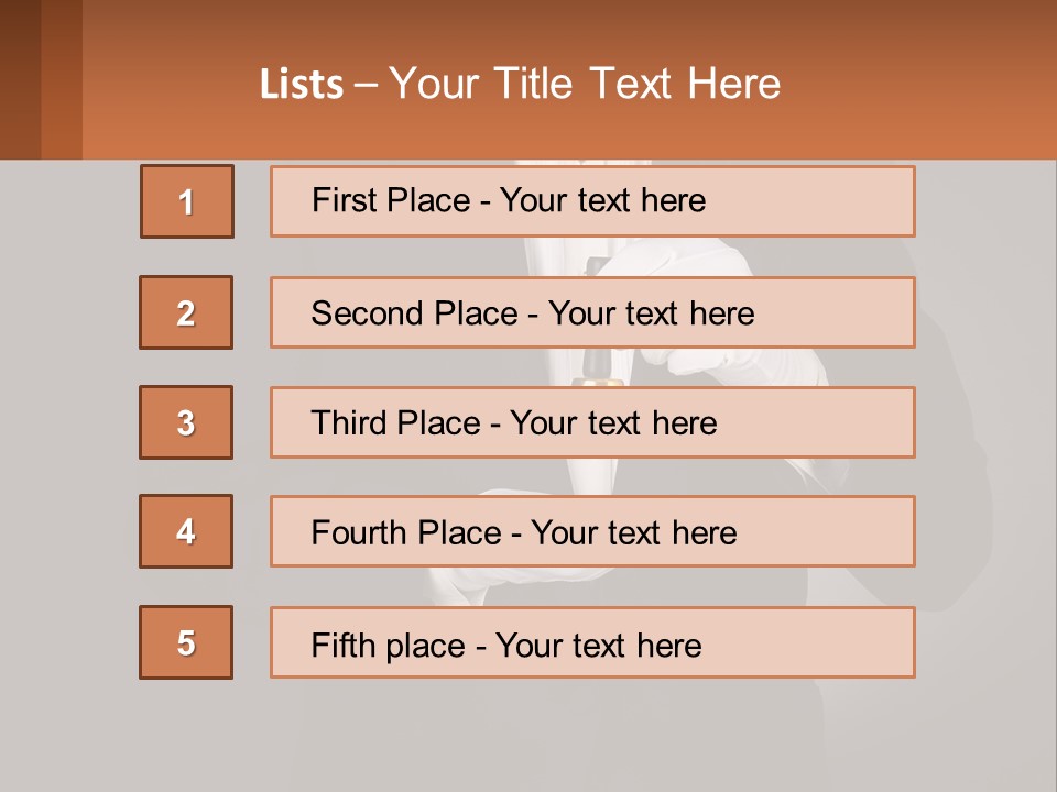 A Man In A Tuxedo Holding A Bell PowerPoint Template