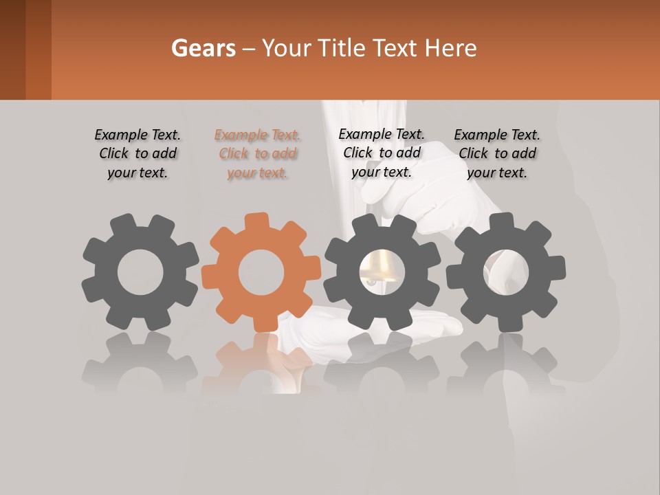 A Man In A Tuxedo Holding A Bell PowerPoint Template