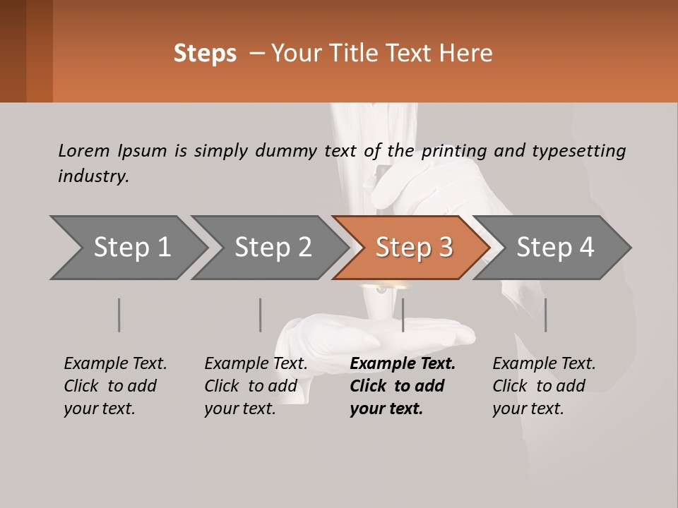 A Man In A Tuxedo Holding A Bell PowerPoint Template