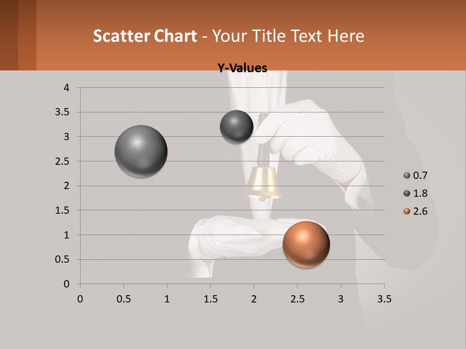 A Man In A Tuxedo Holding A Bell PowerPoint Template