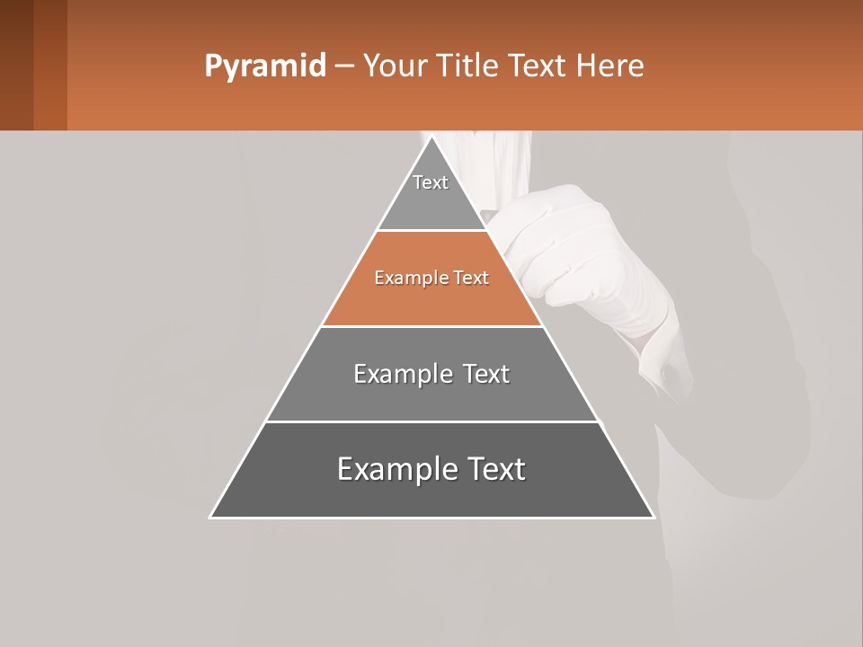 A Man In A Tuxedo Holding A Bell PowerPoint Template