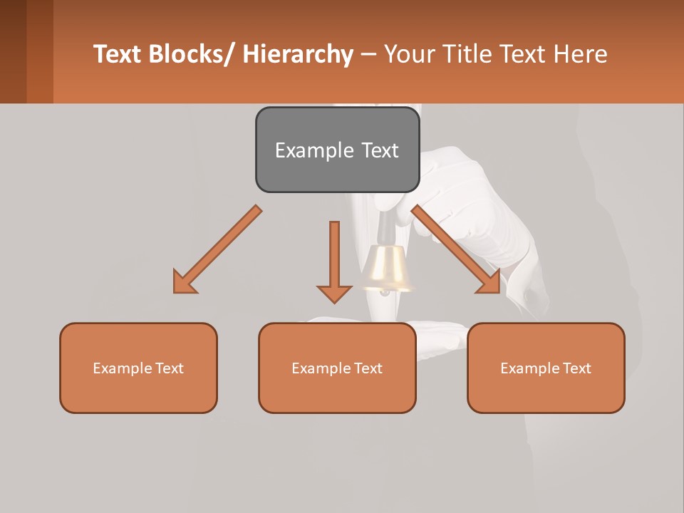 A Man In A Tuxedo Holding A Bell PowerPoint Template