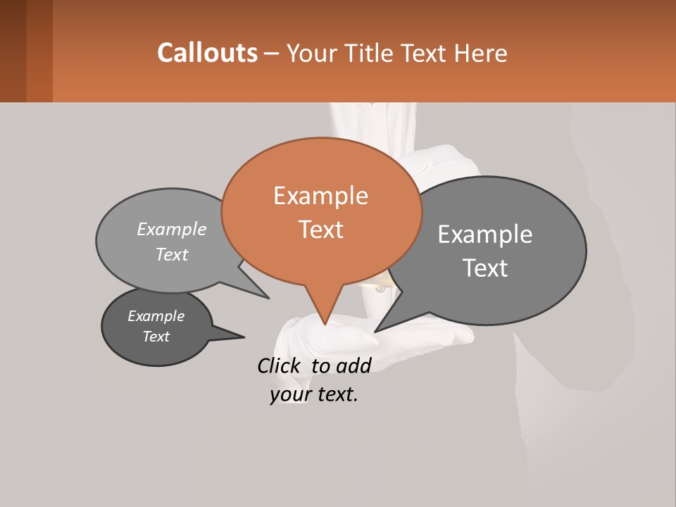 A Man In A Tuxedo Holding A Bell PowerPoint Template