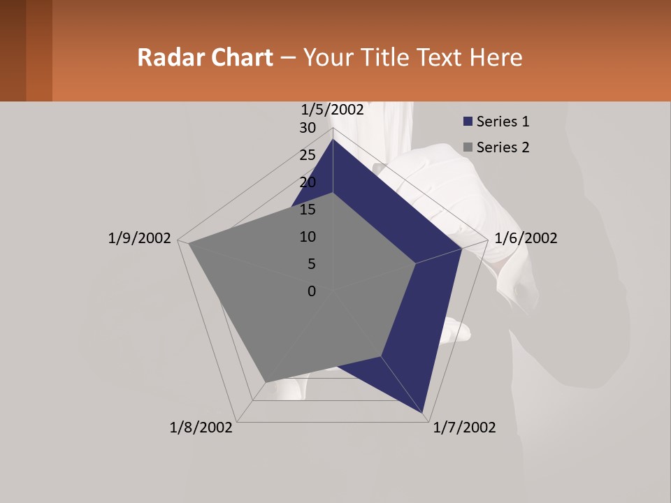 A Man In A Tuxedo Holding A Bell PowerPoint Template