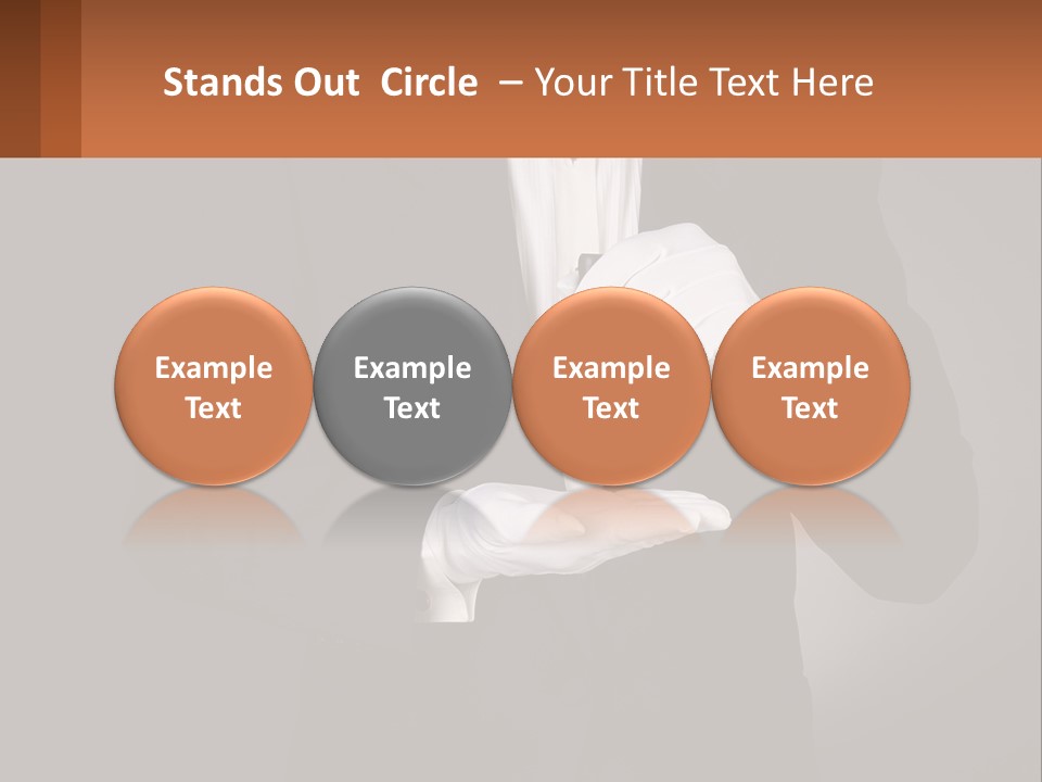 A Man In A Tuxedo Holding A Bell PowerPoint Template