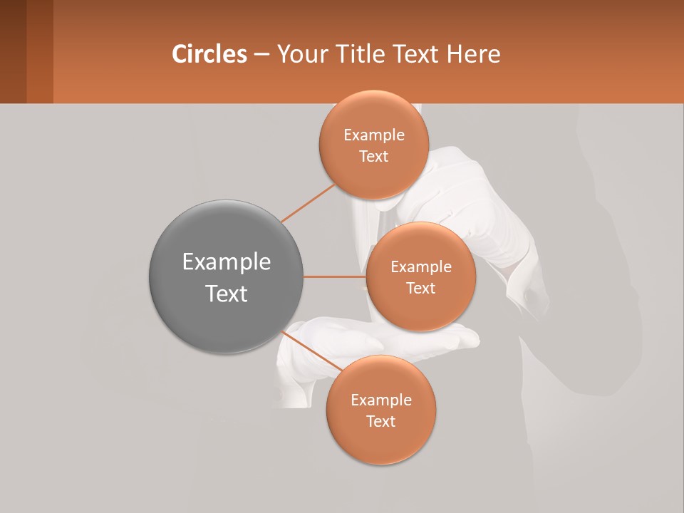 A Man In A Tuxedo Holding A Bell PowerPoint Template