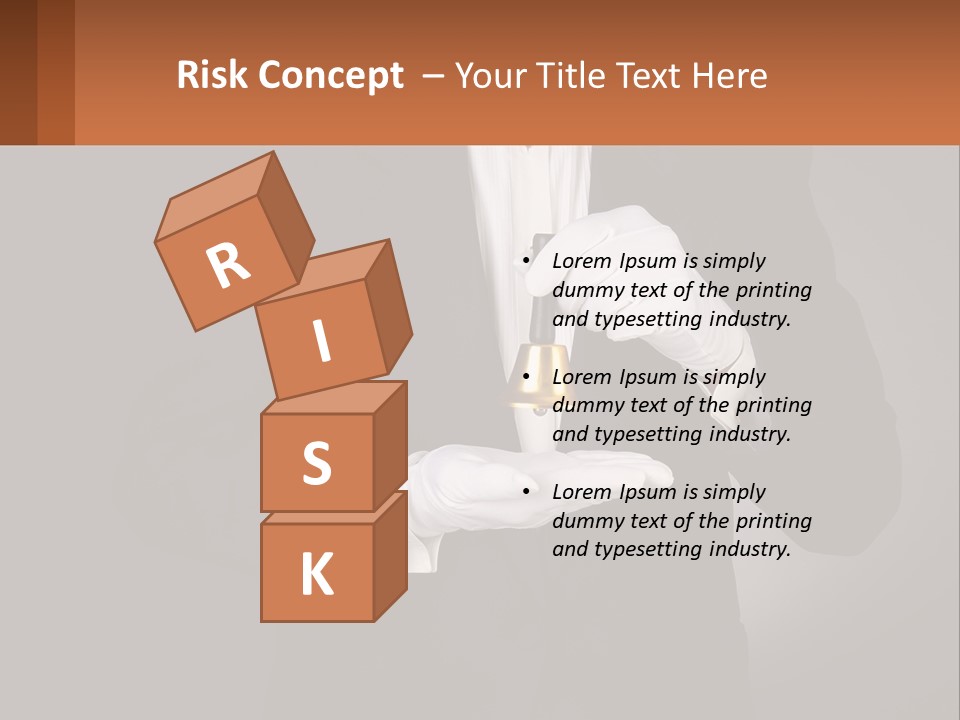 A Man In A Tuxedo Holding A Bell PowerPoint Template