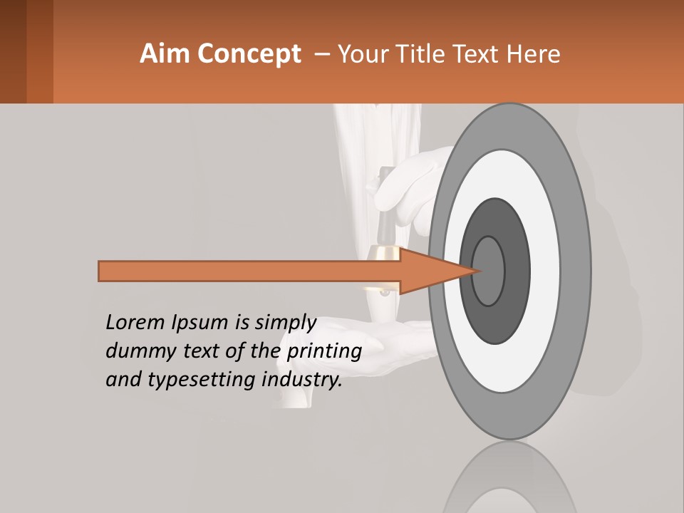 A Man In A Tuxedo Holding A Bell PowerPoint Template