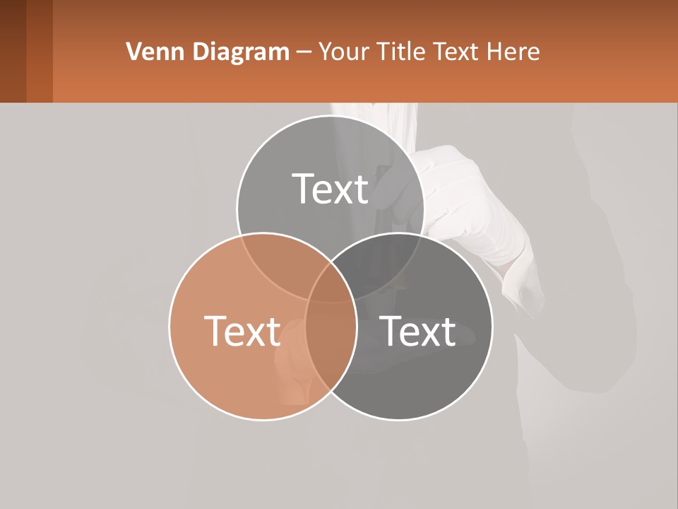 A Man In A Tuxedo Holding A Bell PowerPoint Template