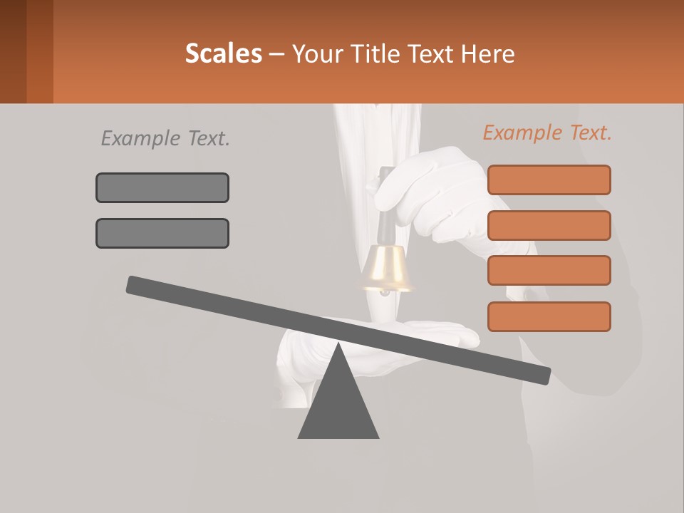 A Man In A Tuxedo Holding A Bell PowerPoint Template