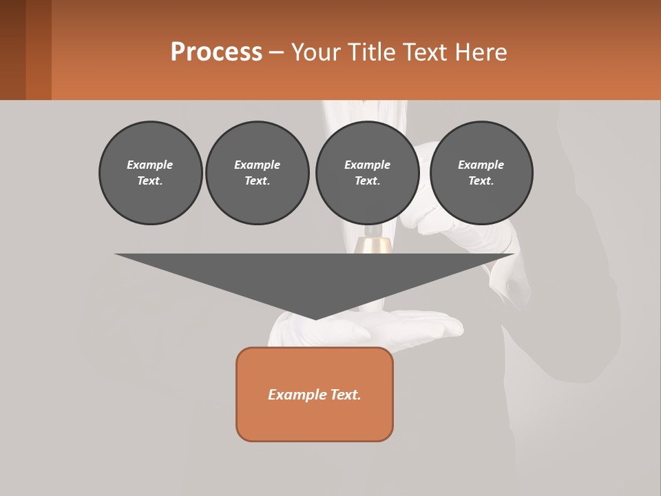 A Man In A Tuxedo Holding A Bell PowerPoint Template