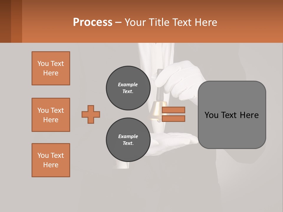 A Man In A Tuxedo Holding A Bell PowerPoint Template
