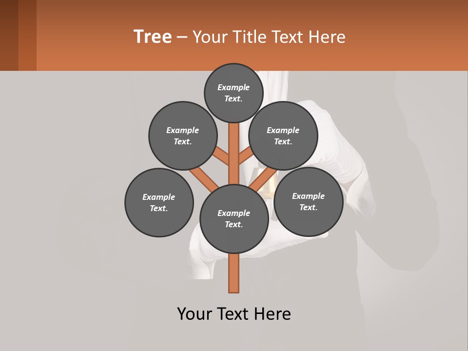 A Man In A Tuxedo Holding A Bell PowerPoint Template