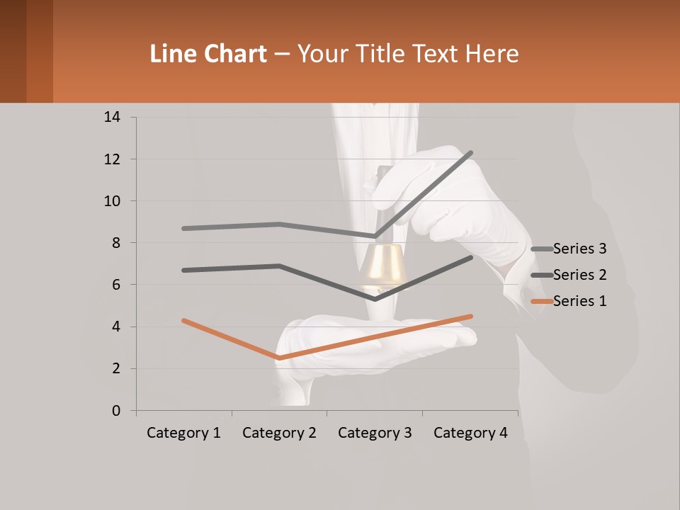 A Man In A Tuxedo Holding A Bell PowerPoint Template