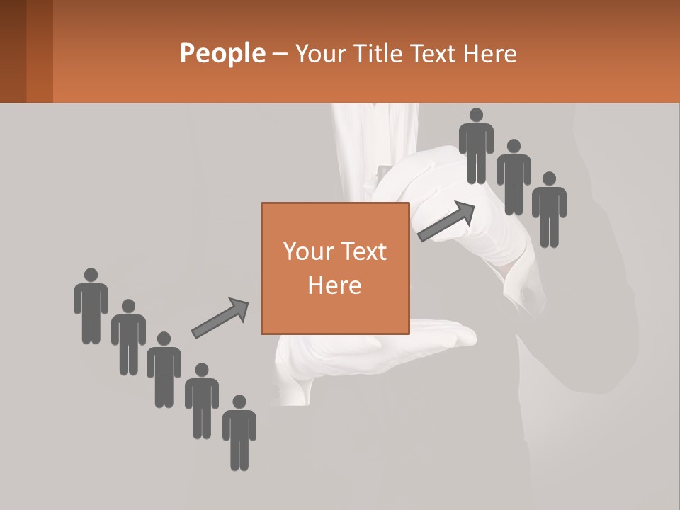 A Man In A Tuxedo Holding A Bell PowerPoint Template