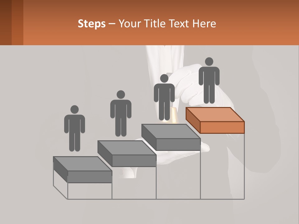 A Man In A Tuxedo Holding A Bell PowerPoint Template