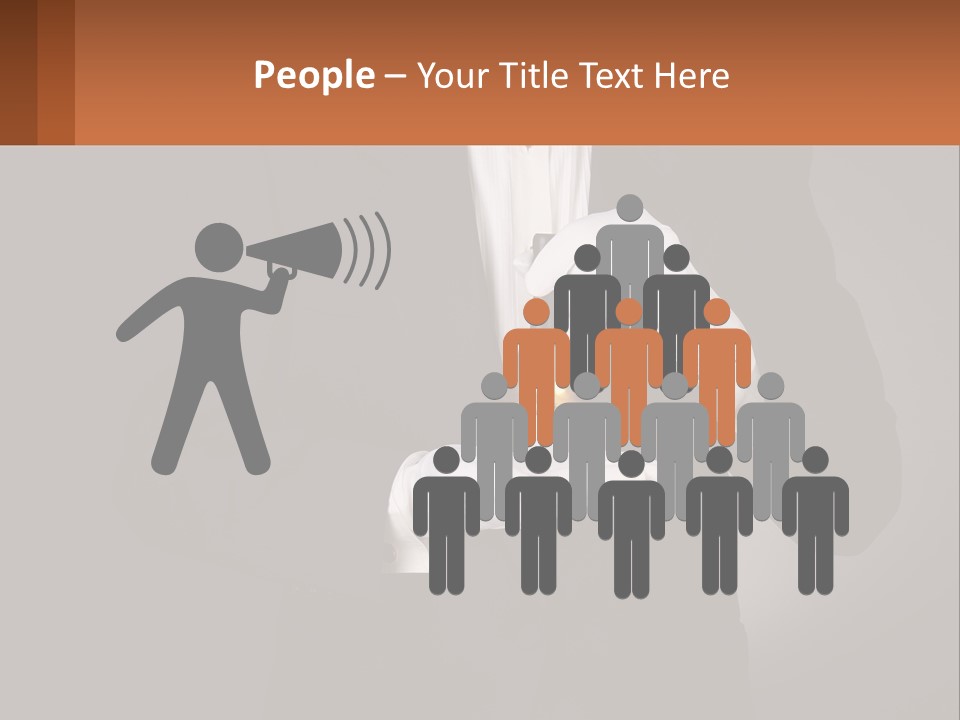 A Man In A Tuxedo Holding A Bell PowerPoint Template