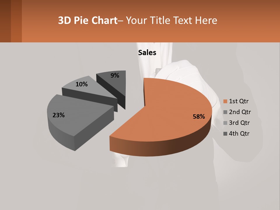 A Man In A Tuxedo Holding A Bell PowerPoint Template