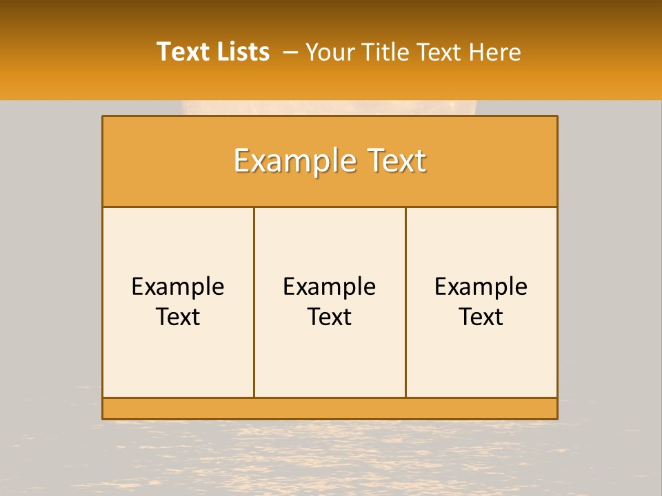 A Full Moon Over A Body Of Water PowerPoint Template