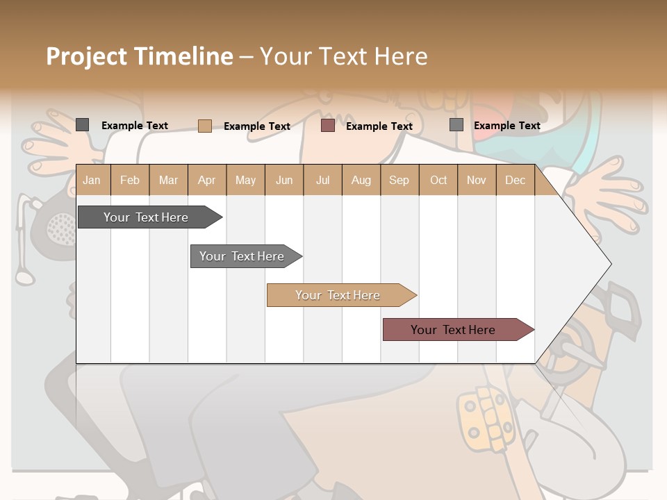 A Man In A Business Suit Is Climbing Up A Wall PowerPoint Template