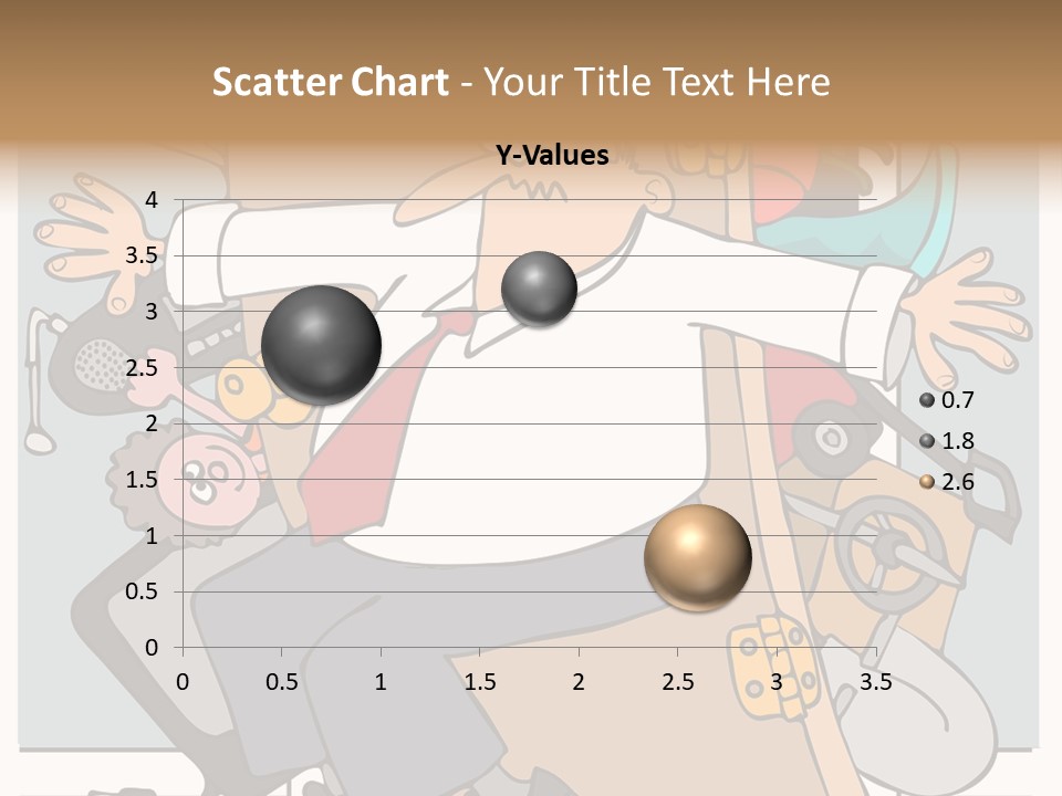 A Man In A Business Suit Is Climbing Up A Wall PowerPoint Template