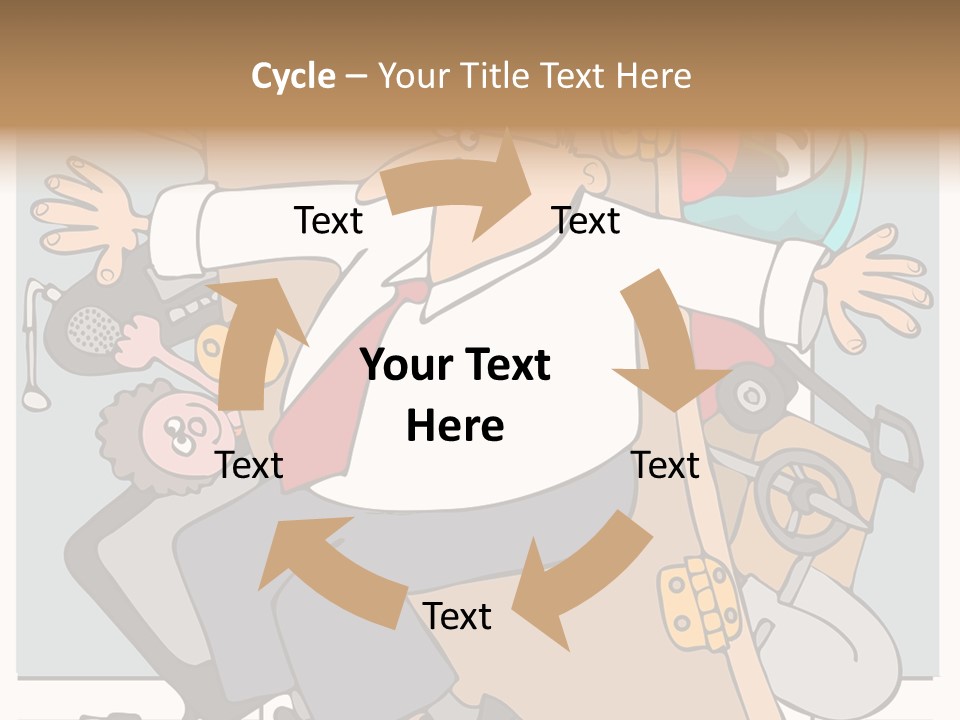 A Man In A Business Suit Is Climbing Up A Wall PowerPoint Template