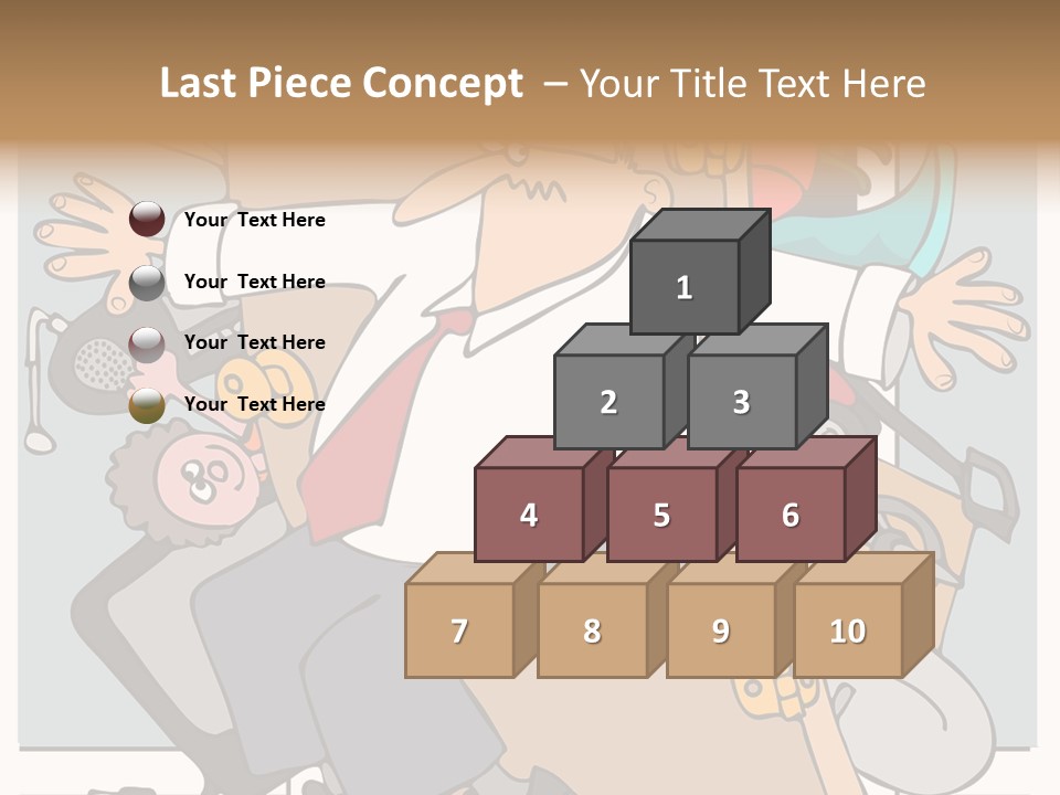 A Man In A Business Suit Is Climbing Up A Wall PowerPoint Template