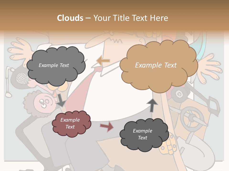 A Man In A Business Suit Is Climbing Up A Wall PowerPoint Template