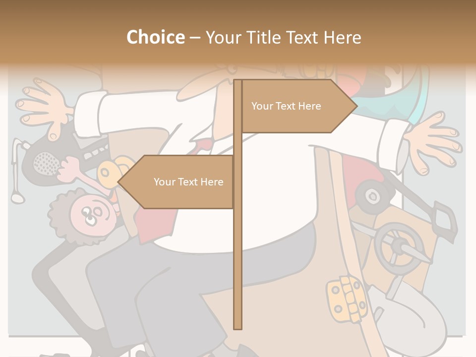 A Man In A Business Suit Is Climbing Up A Wall PowerPoint Template