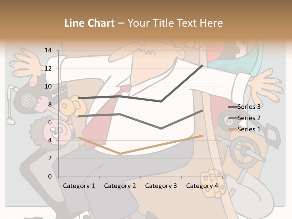 A Man In A Business Suit Is Climbing Up A Wall PowerPoint Template