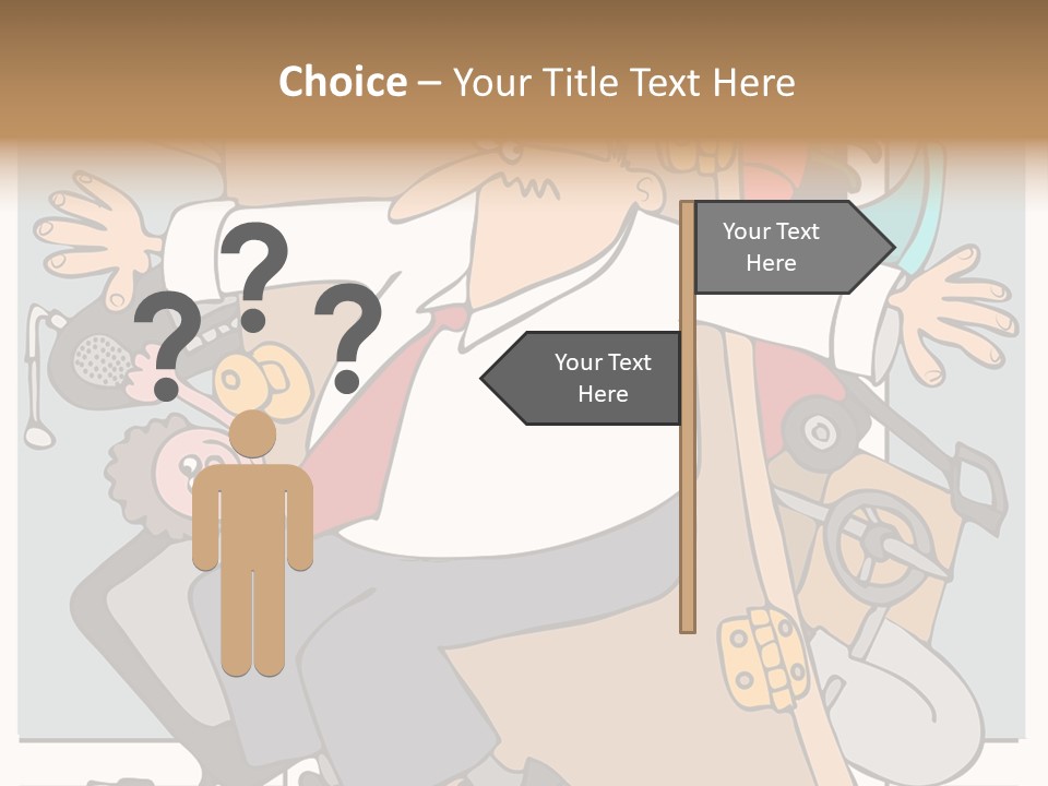 A Man In A Business Suit Is Climbing Up A Wall PowerPoint Template