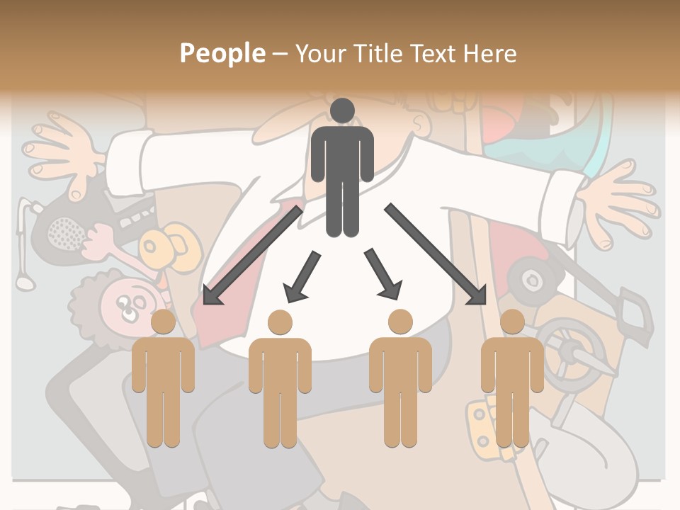 A Man In A Business Suit Is Climbing Up A Wall PowerPoint Template