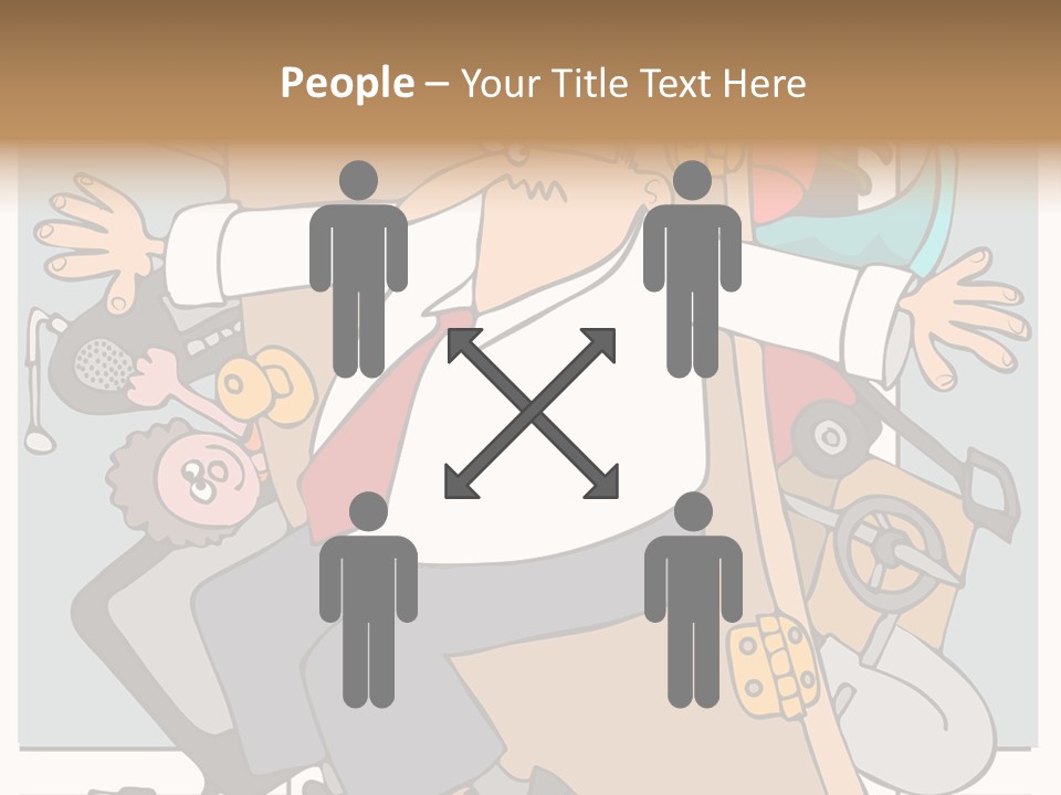 A Man In A Business Suit Is Climbing Up A Wall PowerPoint Template