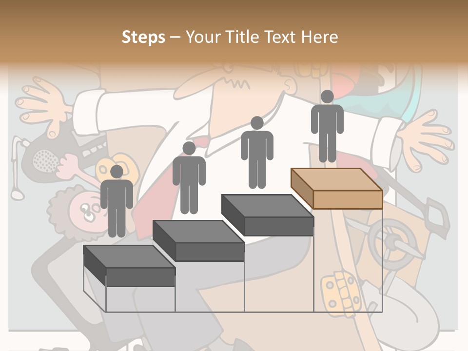 A Man In A Business Suit Is Climbing Up A Wall PowerPoint Template