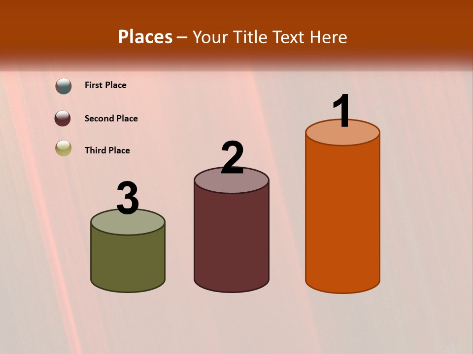 An Orange And Black Background With A White Border PowerPoint Template
