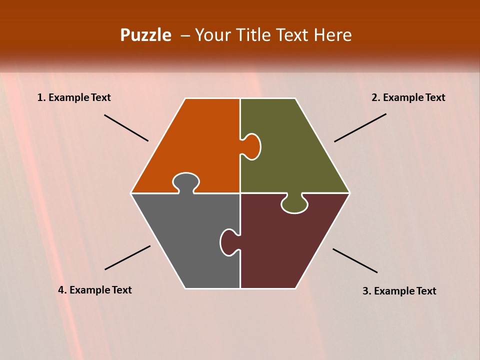 An Orange And Black Background With A White Border PowerPoint Template