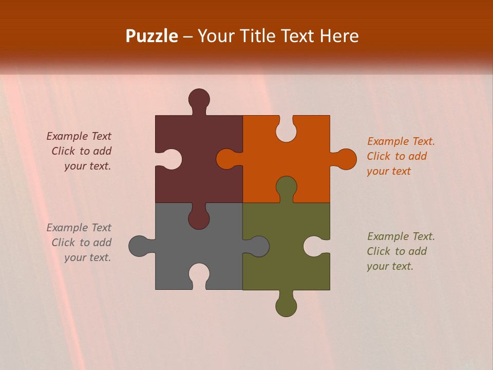 An Orange And Black Background With A White Border PowerPoint Template