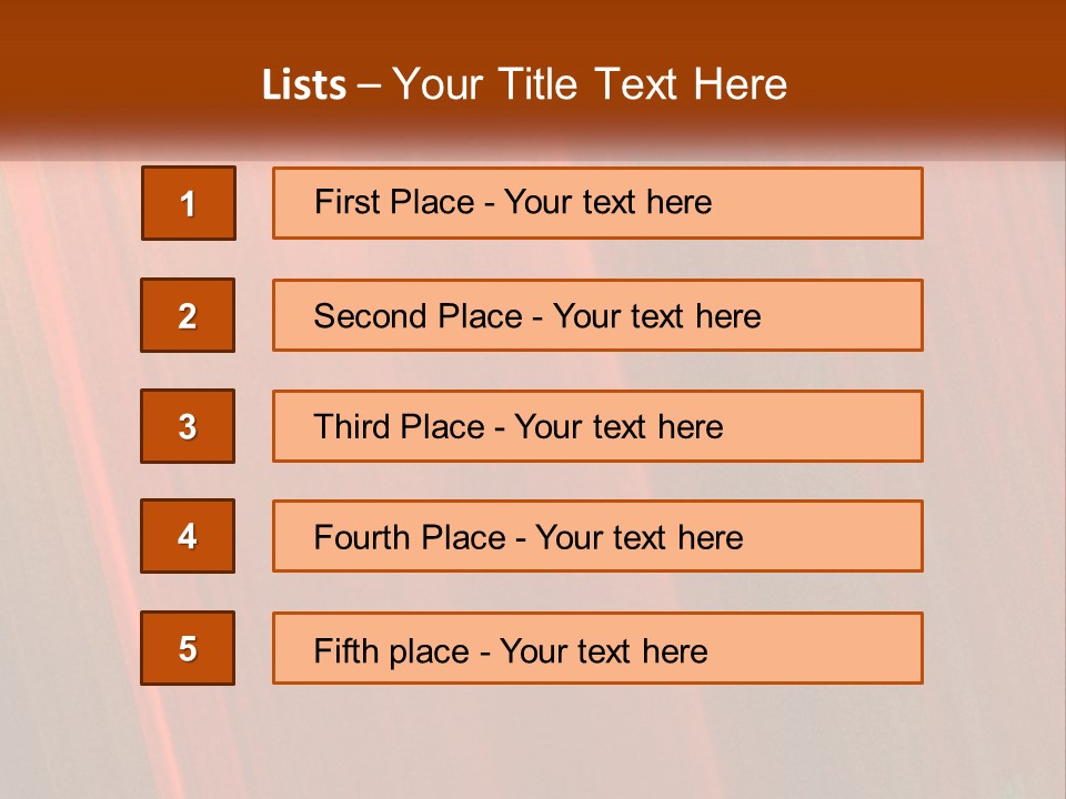 An Orange And Black Background With A White Border PowerPoint Template