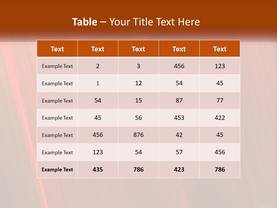 An Orange And Black Background With A White Border PowerPoint Template