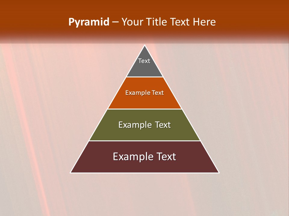 An Orange And Black Background With A White Border PowerPoint Template